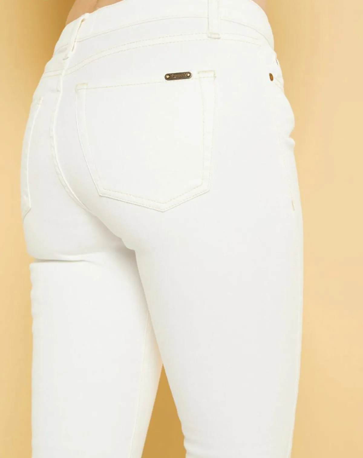 Acquaverde Jeans|Jean Denim Craft Scarlett blanc