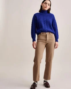 Bellerose Jeans|Jean droit 100% Coton Bio Popeye praline