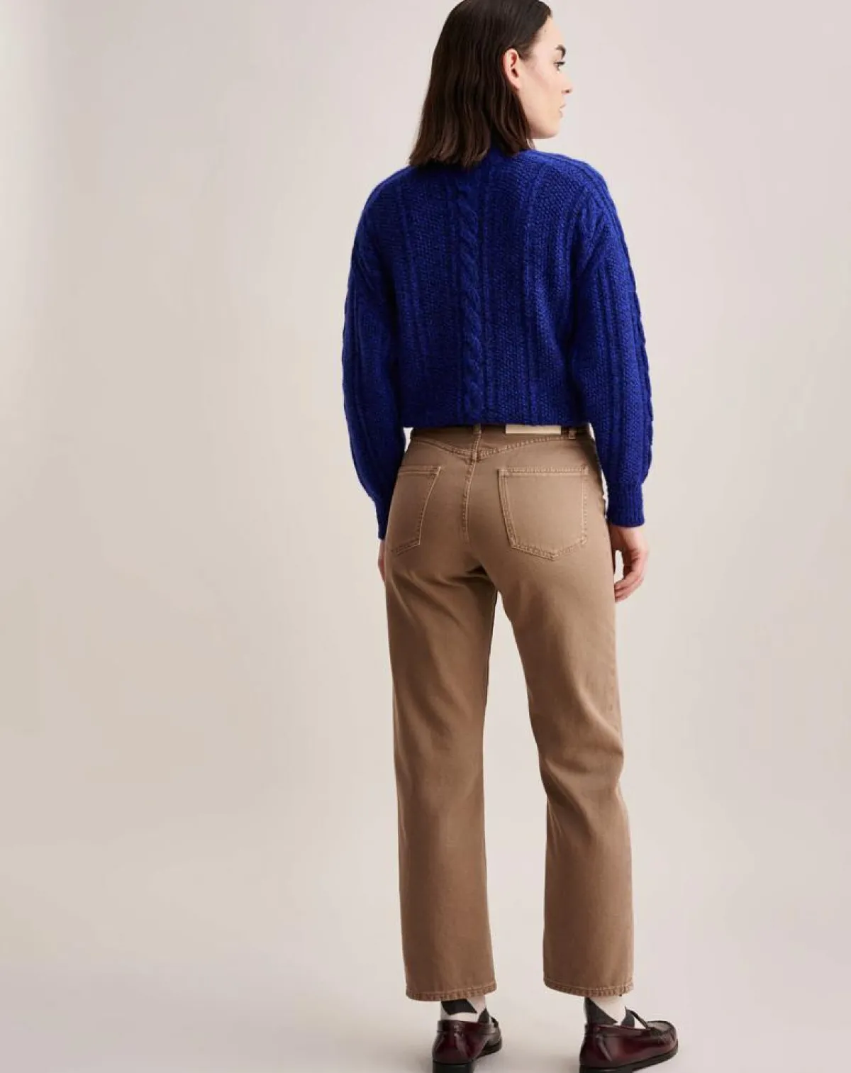 Bellerose Jeans|Jean droit 100% Coton Bio Popeye praline