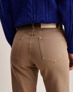 Bellerose Jeans|Jean droit 100% Coton Bio Popeye praline