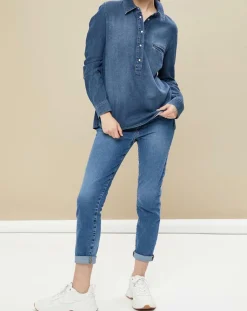 Acquaverde Jeans|Jean droit Arizona bleu