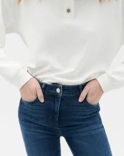 Caroll Jeans|Jean droit Darlingta denim moyen