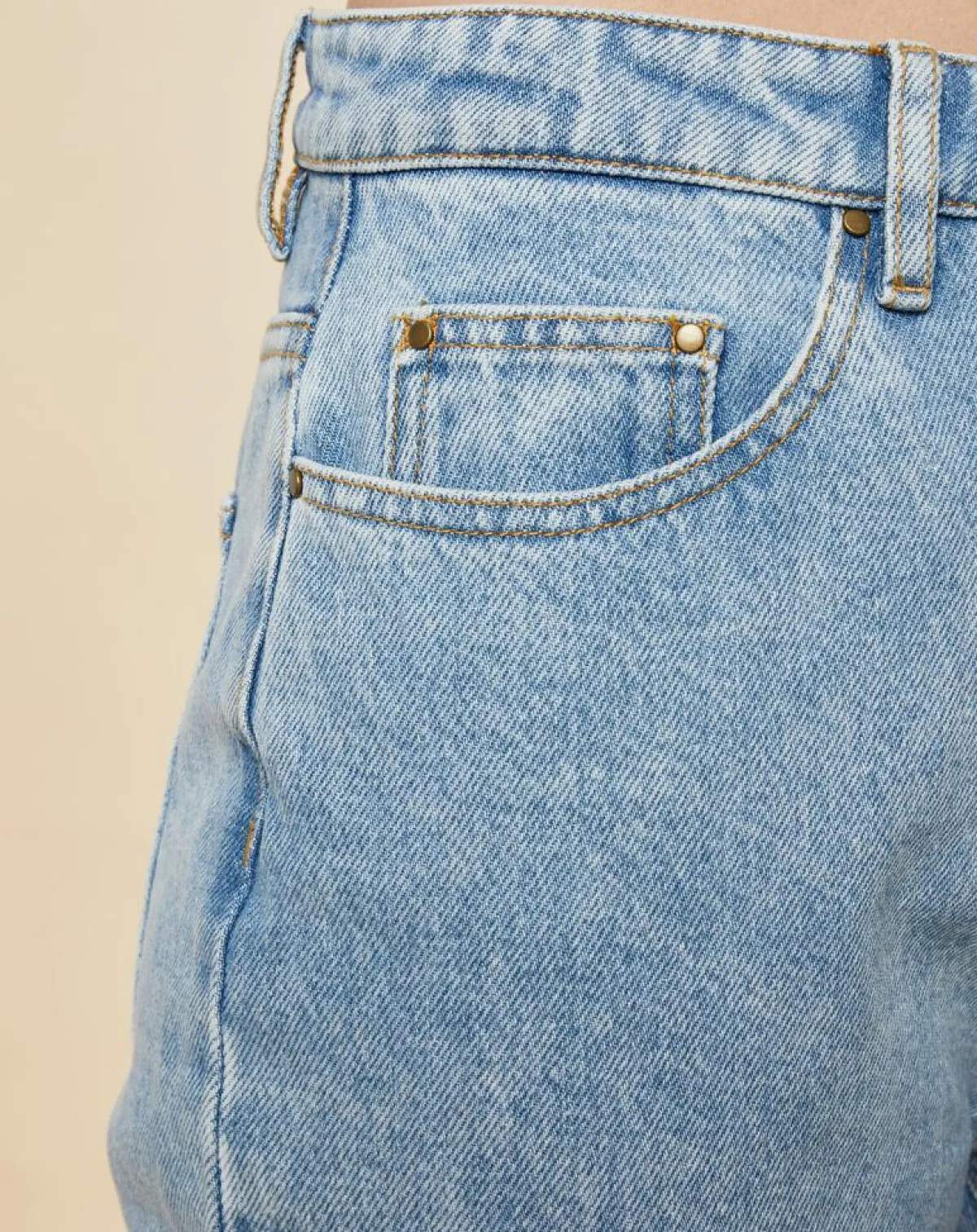 Chloé Stora Jeans|Jean droit en Toile de coton Remi bleu