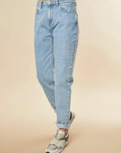 Chloé Stora Jeans|Jean droit en Toile de coton Remi bleu