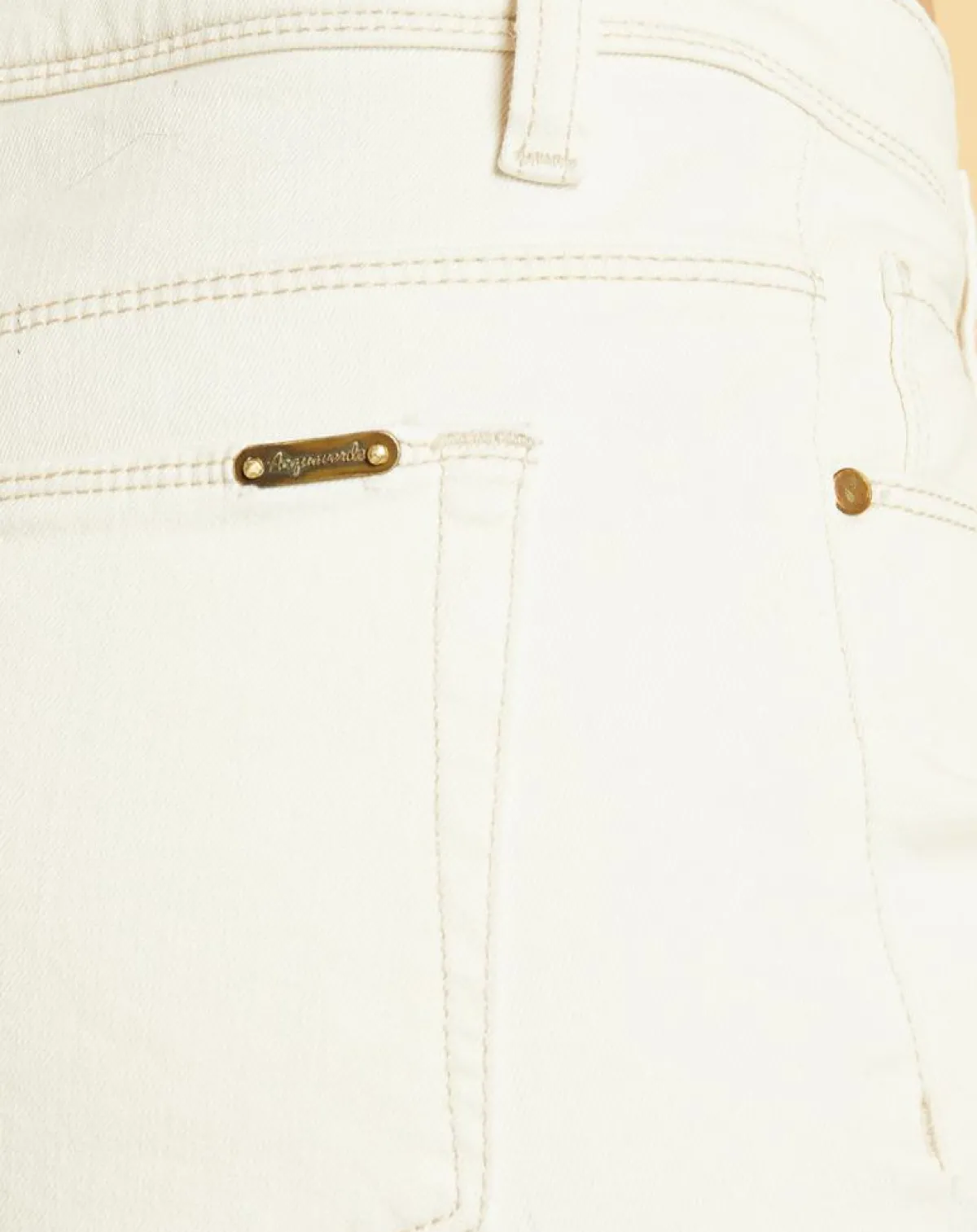 Acquaverde Jeans|Jean droit Gisele sable blanc