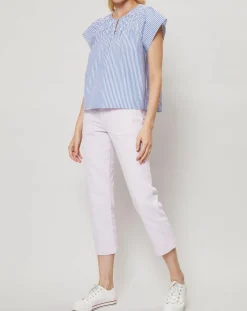 J.Crew Jeans|Jean Droit Leg Crop rose pâle