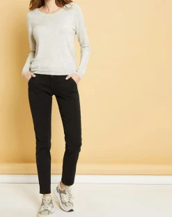 Acquaverde Jeans|Jean droit Natural Mels black stone