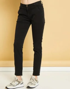 Acquaverde Jeans|Jean droit Natural Mels black stone