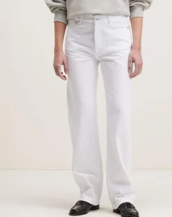 Bellerose Jeans|Jean droit Pony blanc