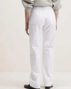 Bellerose Jeans|Jean droit Pony blanc