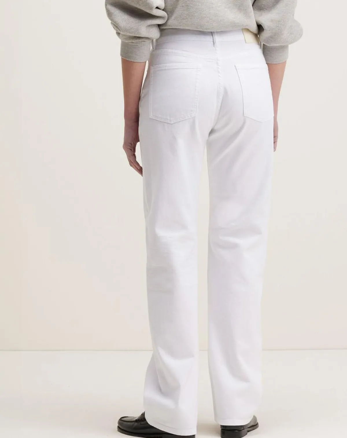 Bellerose Jeans|Jean droit Pony blanc