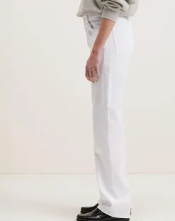 Bellerose Jeans|Jean droit Pony blanc