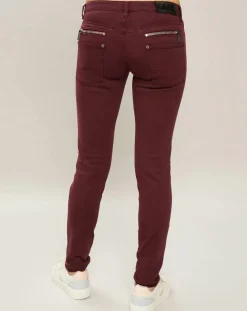 Karl Lagerfeld Jeans|Jean Droit zip violet