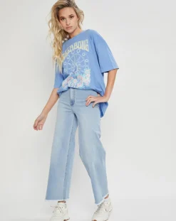 Billabong Jeans|Jean Evasé Free Fall Ind bleu clair