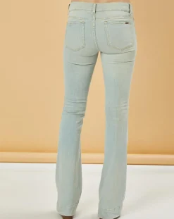 Acquaverde Jeans|Jean flare Adriana bleu