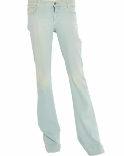 Acquaverde Jeans|Jean flare Adriana bleu