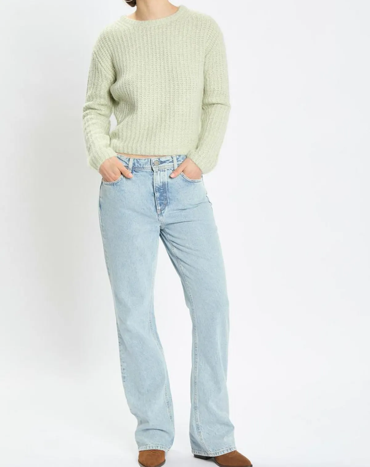 Marc O'Polo Jeans|Jean flare Linna bleu clair