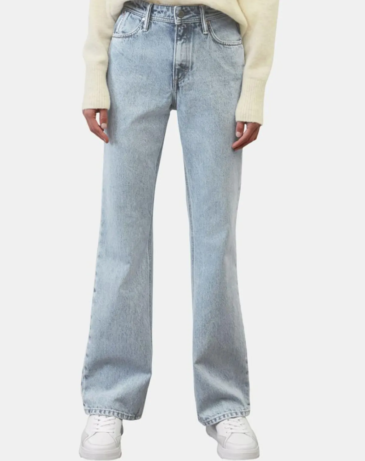 Marc O'Polo Jeans|Jean flare Linna bleu clair