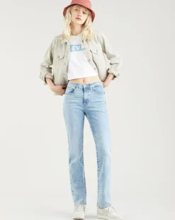Levi's® Jeans|Jean high rise straight 724 Spill T bleu clair