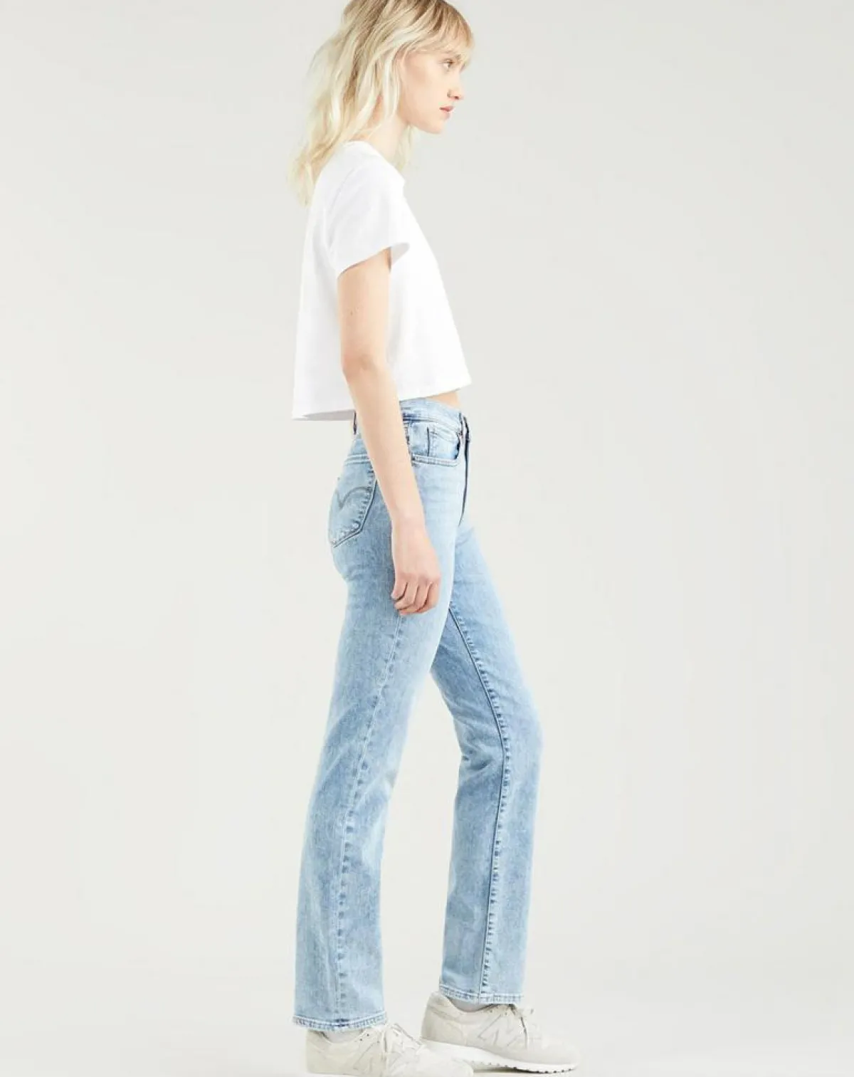 Levi's® Jeans|Jean high rise straight 724 Spill T bleu clair