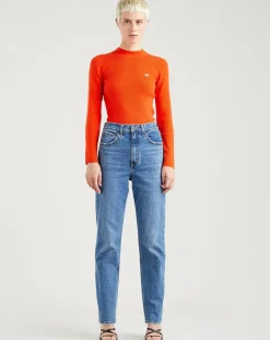 Levi's® Jeans|Jean high slim straight 70's bleu