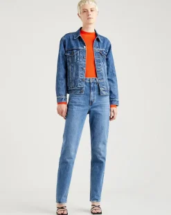 Levi's® Jeans|Jean high slim straight 70's bleu