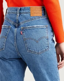 Levi's® Jeans|Jean high slim straight 70's bleu