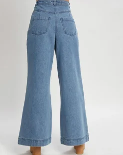 Manoush Jeans|Jean Large Amerinjean bleu