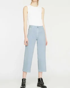 Yerse Jeans|Jean large Amy bleu clair