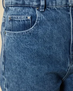 Chloé Stora Jeans|Jean large en Toile de coton Ronda bleu