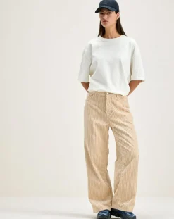 Bellerose Jeans|Jean large en Velours côtelé Paty shell