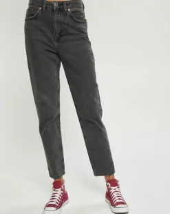 Urban Outfitters Jeans|Jean mom en Toile de Coton délavé noir