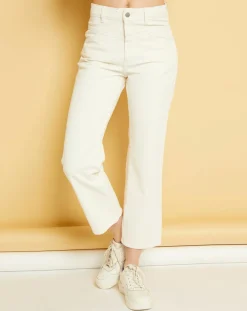 Acquaverde Jeans|Jean mom Frida crème