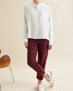 Chloé Stora Jeans|Jean Patt bordeaux