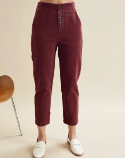 Chloé Stora Jeans|Jean Patt bordeaux