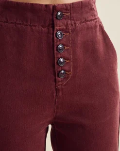 Chloé Stora Jeans|Jean Patt bordeaux