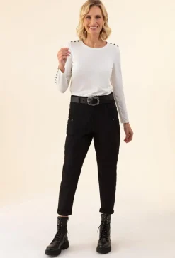 Bleu Blanc Rouge Pantalons|Jean Paule noir