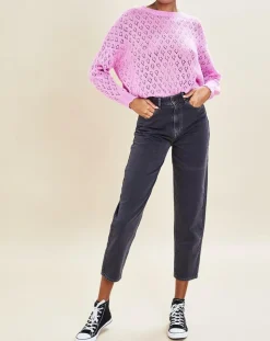 Chloé Stora Jeans|Jean Ravi noir délavé