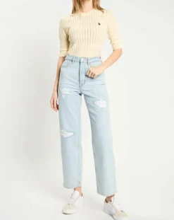 Scotch & Soda Jeans|Jean Regular Fit Abrasion bleu clair