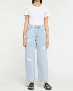 Scotch & Soda Jeans|Jean Regular Fit Abrasion bleu clair