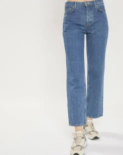 Scotch & Soda Jeans|Jean Regular Fit taille haute Sky bleu brut