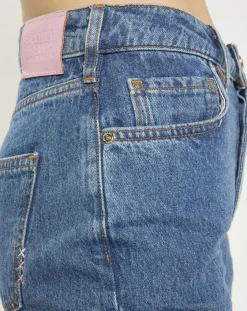 Scotch & Soda Jeans|Jean Regular Fit taille haute Sky bleu brut