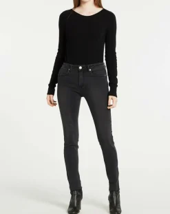 Suncoo Jeans|Jean Rhéa gris foncé