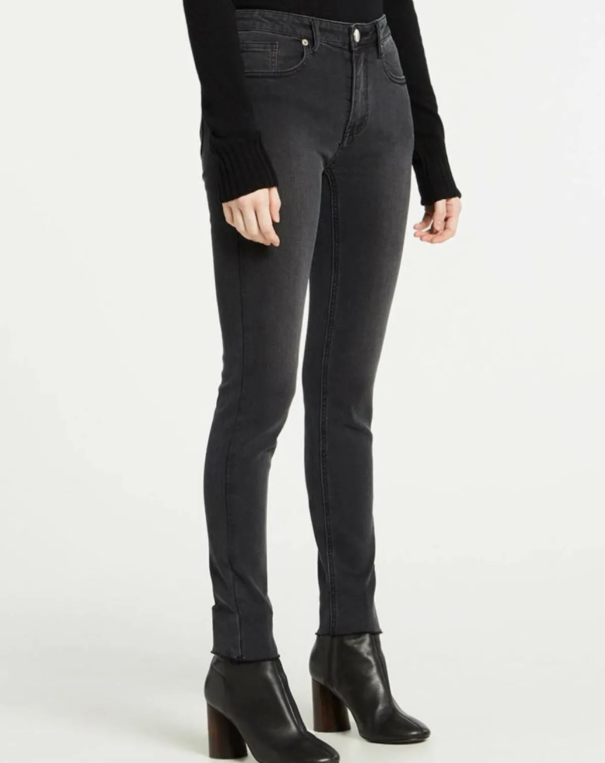 Suncoo Jeans|Jean Rhéa gris foncé