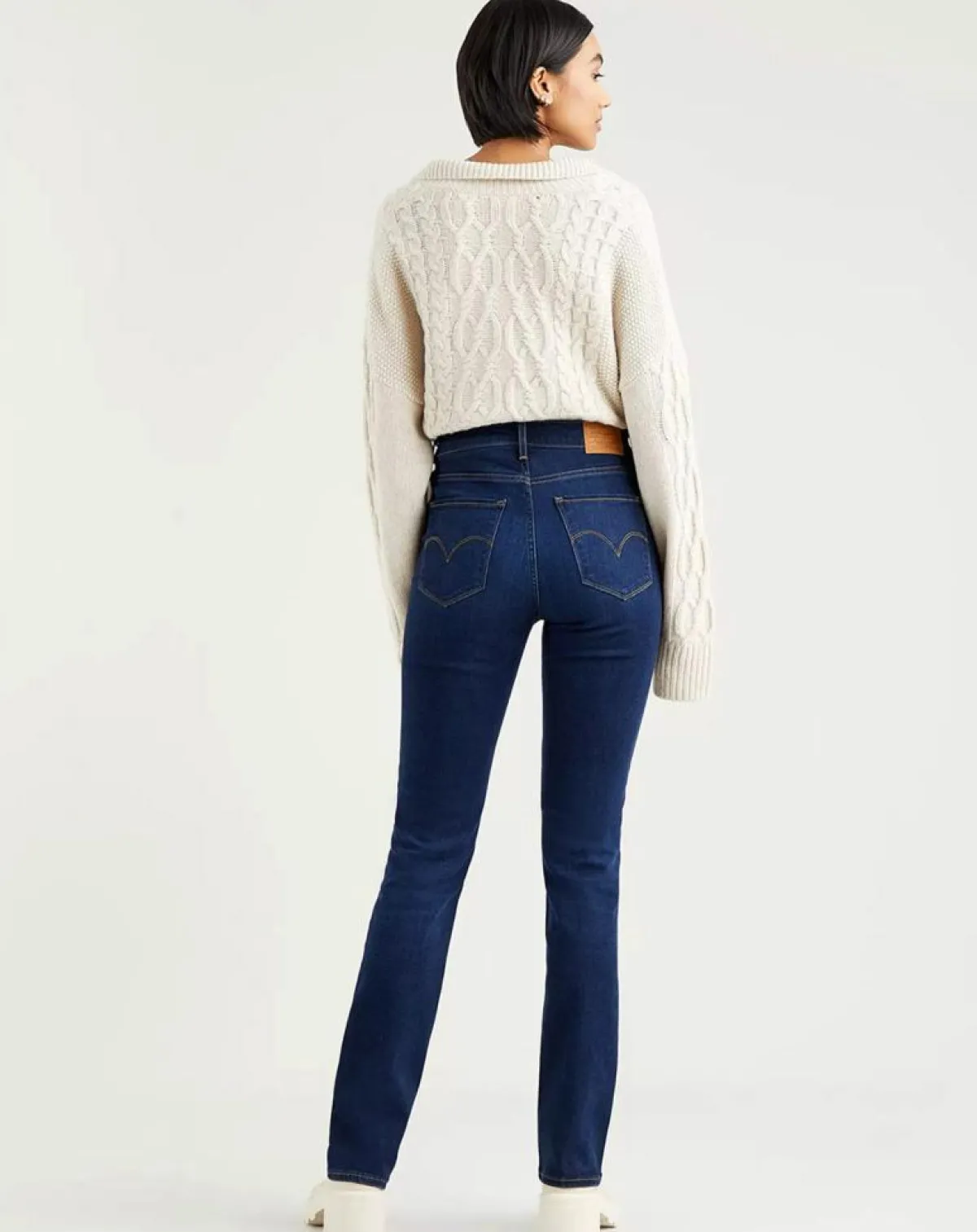 Levi's® Jeans|Jean righ rise straight 724 bleu