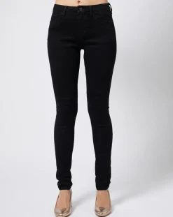 Esprit Jeans|Jean Skinny en coton mélangé à teneur en stretch confortable noir
