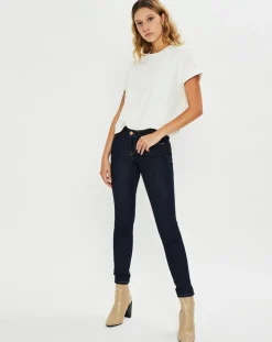 Lee Jeans|Jean skinny Scarlett One Wash bleu foncé