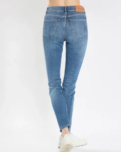 Marc O'Polo Jeans|Jean Skinny Taille haute bleu moyen