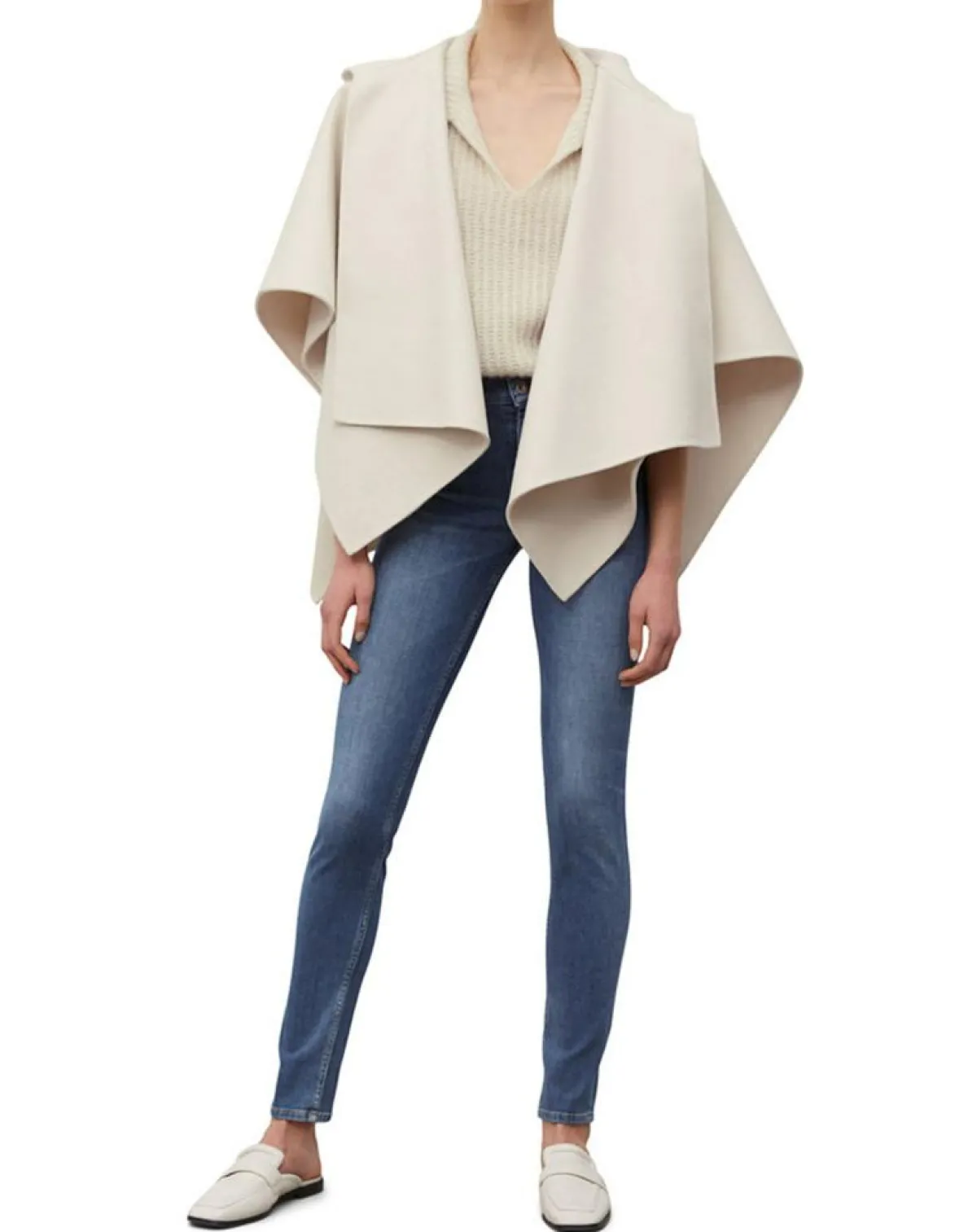 Marc O'Polo Jeans|Jean Skinny Taille haute bleu moyen