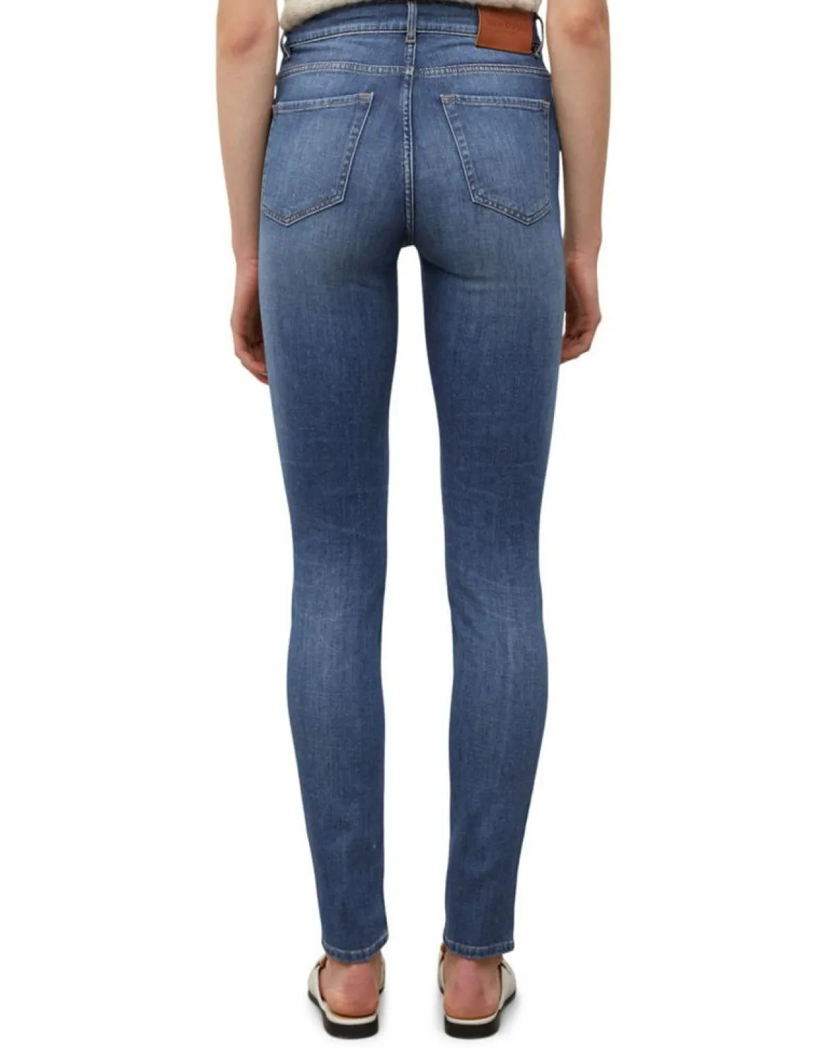 Marc O'Polo Jeans|Jean Skinny Taille haute bleu moyen
